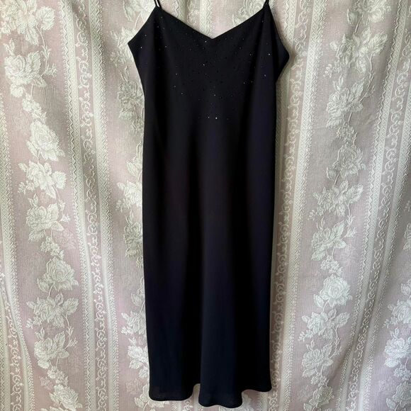 Jones New York Women's Black Cocktail Dress - Picture 2 of 7